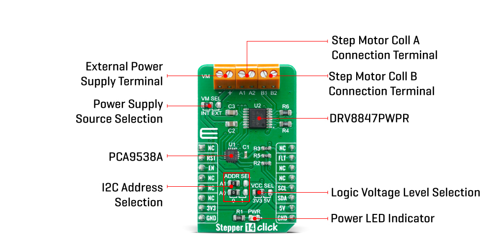 stepper 14 Click Board™ inner image