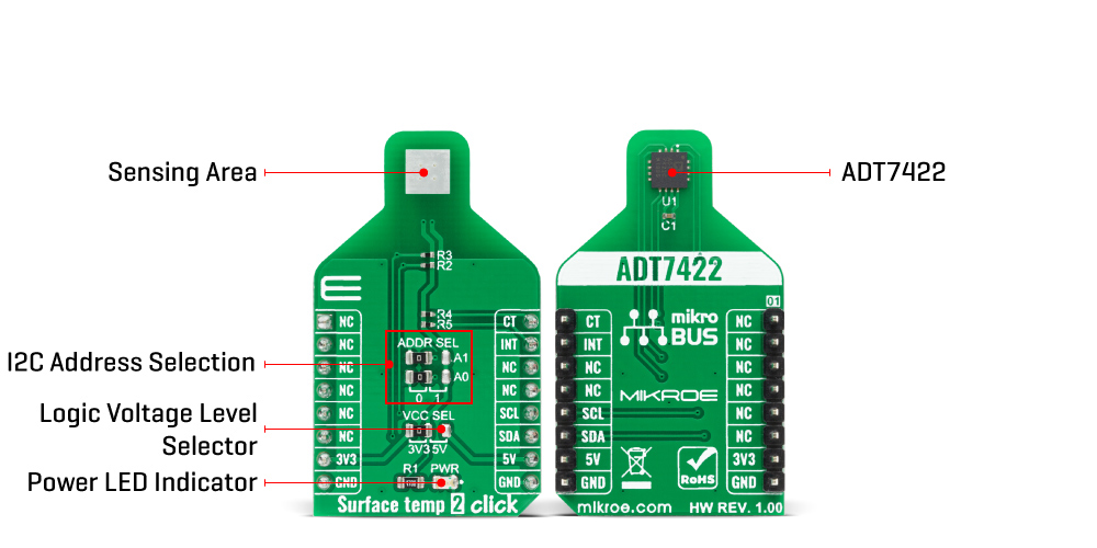 surface temp 2 Click Board™