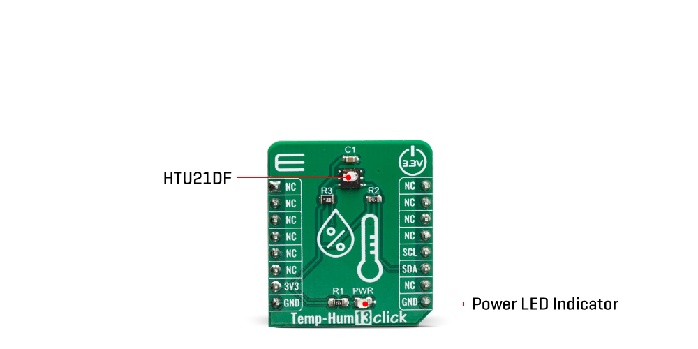 Click Boards Sensors Temp&Hum 13 click