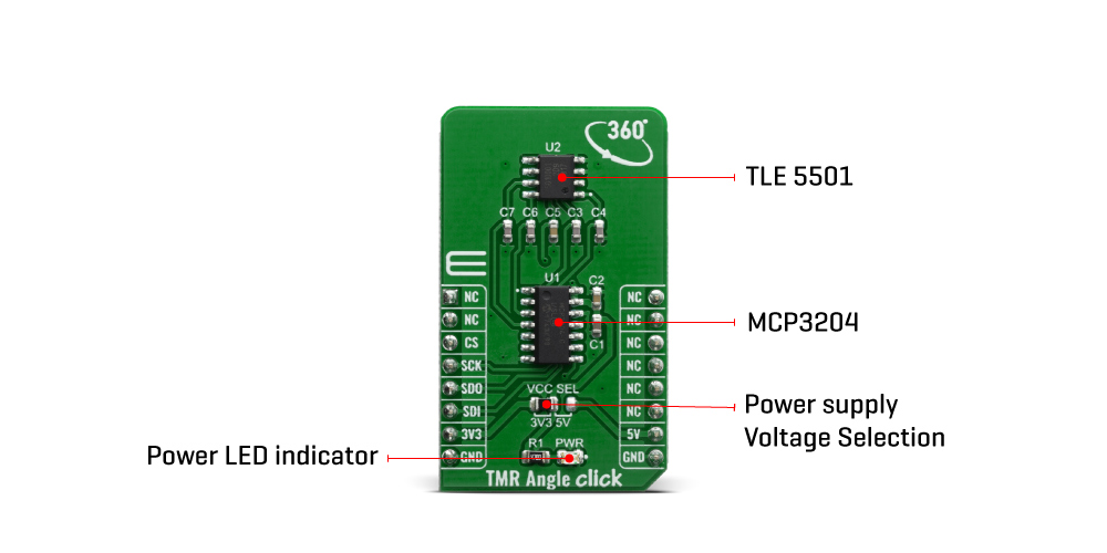 Click Boards Sensors TMR Angle Click