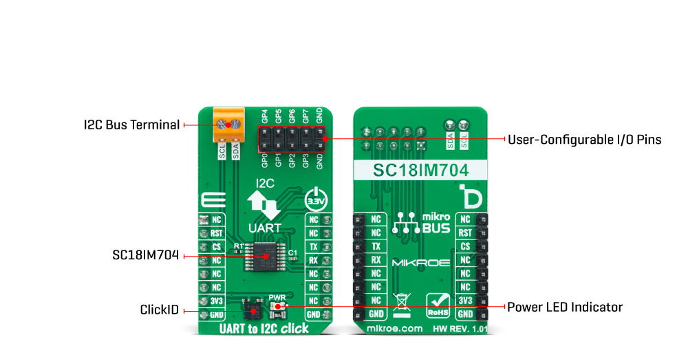 UART to I2C Click Inner