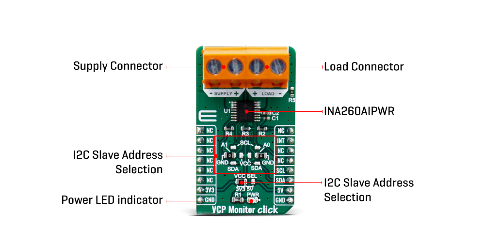 VCP Monitor Click Board™